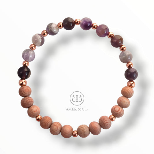 LAVENDER | Peace and Intuition | Intention Bracelet